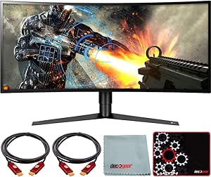 LG E33LG34GK950FB 34-inch UltraWide Gaming Monitor Bundle