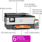HP 8025e OfficeJet Pro Wireless Color All-in-One Printer