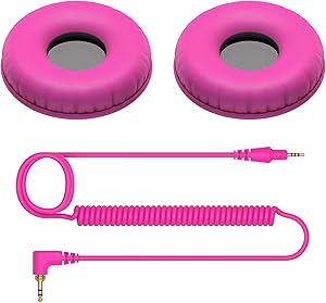 Pioneer DJ HC-CP08-V CUE1 Series Custom Ear Pad & Cord - Violet — main product image