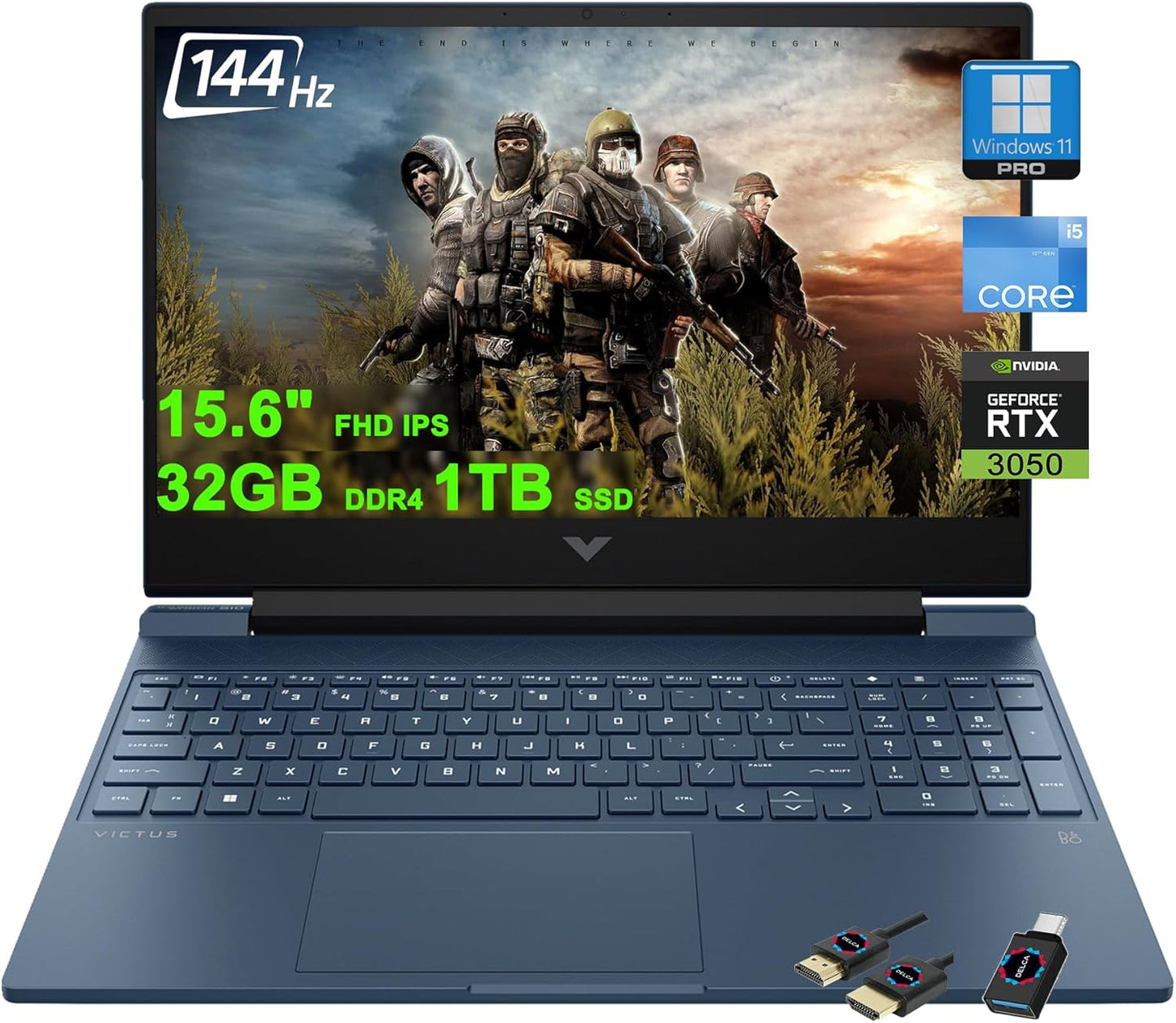 HP HP Victus 15 Gaming 144Hz i5 RTX3050 Laptop