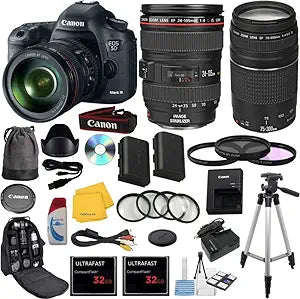 Canon EOS 5D Mark III Full Frame DSLR Camera Bundle