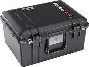 Pelican 015570-0041-110 Air 1557 Case - Black with Padded Dividers