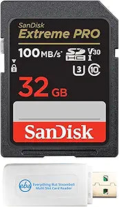 SanDisk 032G_SD_Extreme_Pro_R6 32GB SD Card Bundle for Canon EOS