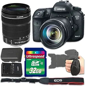 Canon CT-CAN7DMKIIKIT18-135-092616 EOS 7D Mark II DSLR Bundle
