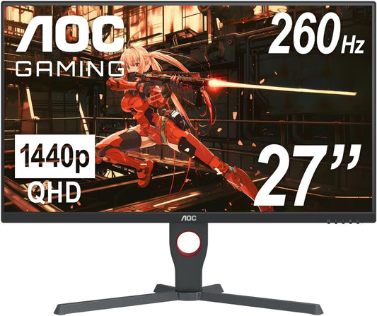 AOC Q27G10ZE 27" QHD 260Hz 0.5ms Gaming Monitor