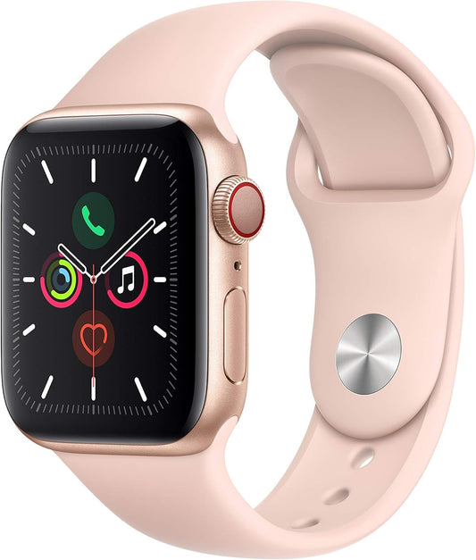 Apple MWW02LL/A-cr Watch Series 5 GPS + Cellular 44MM Renewed
