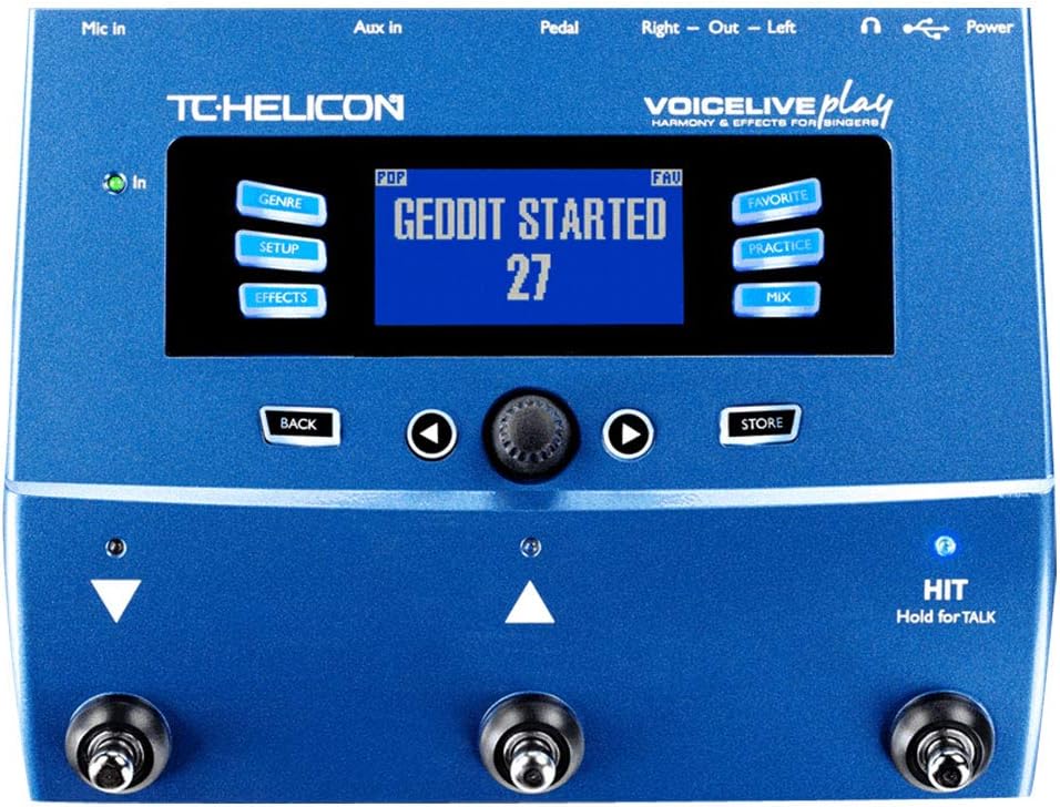 TC Electronic VOICE LIVE PLAY Vocal Effects Pedal