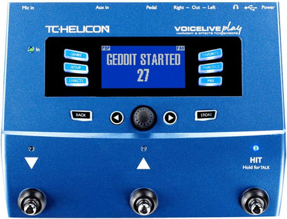 TC Electronic VOICE LIVE PLAY Vocal Effects Pedal