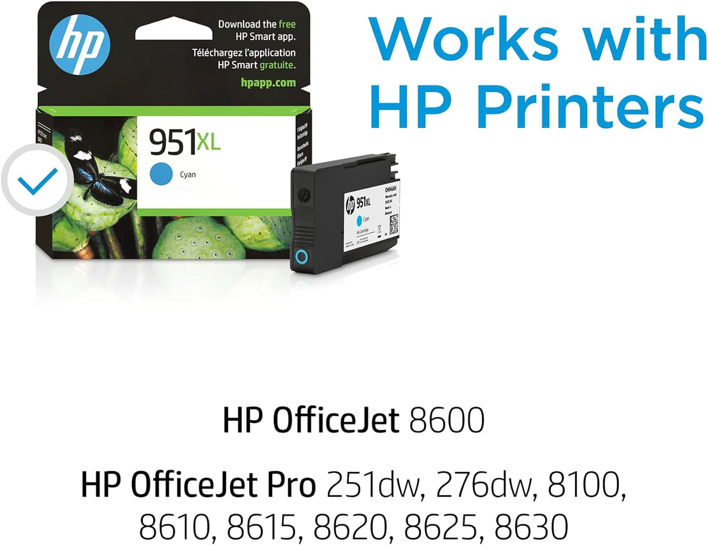 HP CN046AN 951XL Cyan High-yield Ink Cartridge