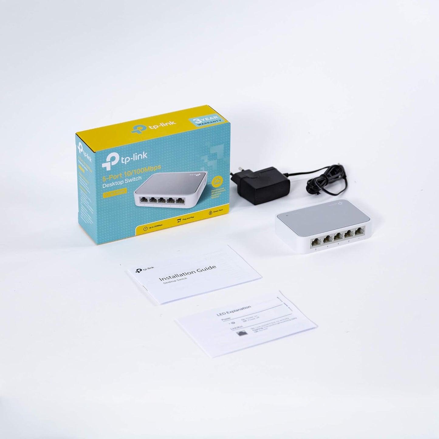 TP-Link TL-SF1005D 5-Port Fast Ethernet Switch