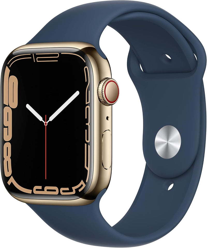 Apple Watch Series 7 45mm Gold Stainless Steel Cellular — main product image