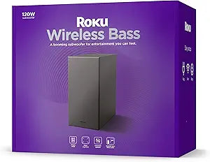 Roku 9203R Wireless Bass Slim Subwoofer