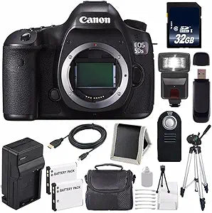 Canon CAN5DSR EOS 5DS R DSLR Camera Body Bundle