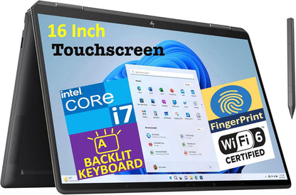 HP Spectre x360 16-F2013DX 2-in-1 i7 16" Laptop