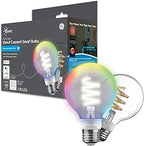 GE CLEDG256CDGS-2T CYNC G25 Smart LED Bulb 2-Pack