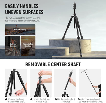 Neewer ST195 Photography Light Stand Adjustable Aluminum