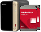 QNAP TS-262-4G-US 2-Bay NAS 4TB WD Red RAID