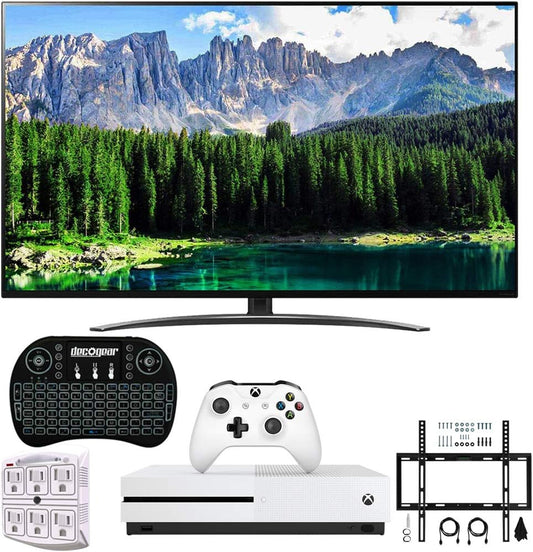 LG E1LG75SM8670 75" 4K OLED TV Bundle, AI ThinQ, Soundbar