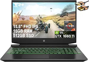 HP Pavilion 15 Gaming Laptop Ryzen 7 GTX 1660Ti