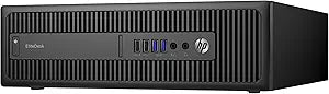 HP W5X96UT#ABA Elite Desk Mini PC Black