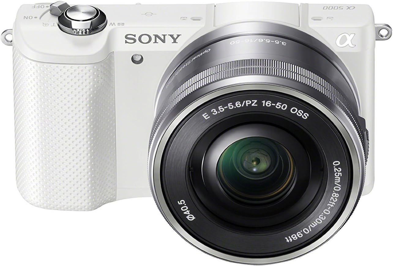 Sony ILCE5000L/W Alpha a5000 Mirrorless Camera with 16-50mm Lens