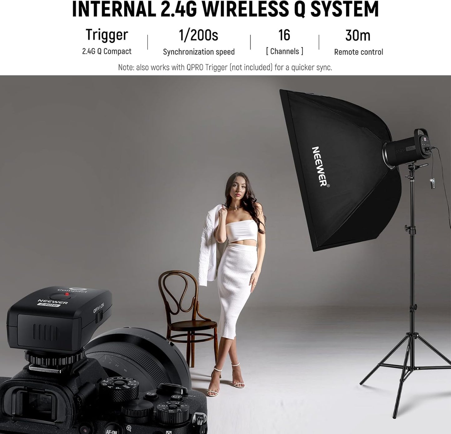 Neewer S101-300W PRO 300W Studio Strobe Flash Light