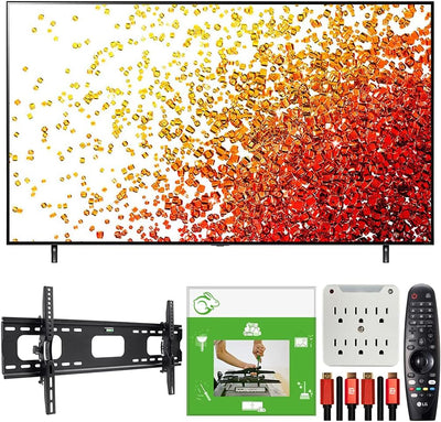 LG 86NANO75UPA 86 Inch Nanocell 4K UHD Smart TV Bundle