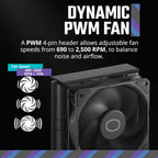 Cooler Master RR-S4KK-25SN-R1 Hyper 212 Black CPU Cooler