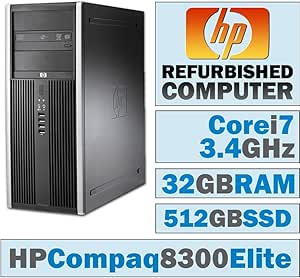 HP Compaq Elite 8300 i7 Desktop 32GB 512GB SSD — main product image