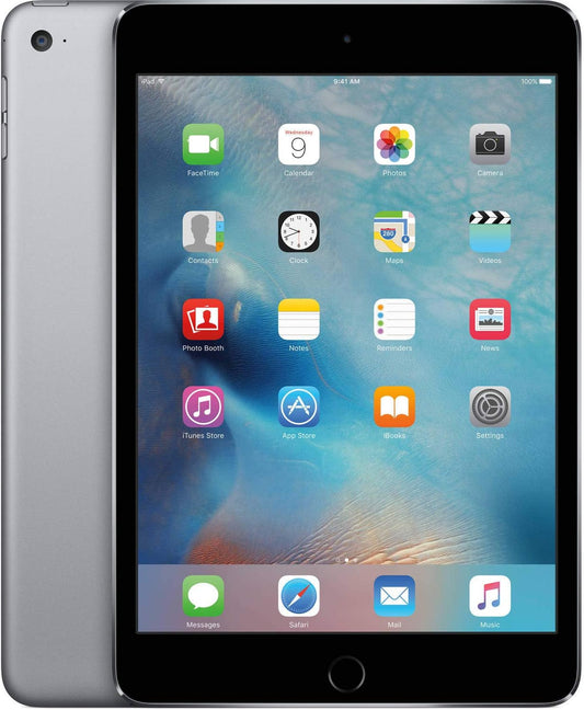 Apple iPad mini 4 64GB WiFi Space Gray Renewed