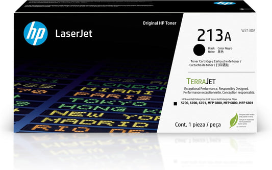 HP 213X Black LaserJet Toner Cartridge W2130A