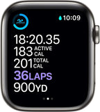 Apple Series 6 44mm GPS + Cellular Steel Watch (Renewed)