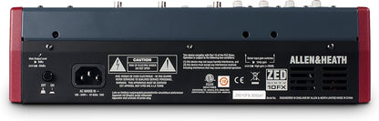 Allen & Heath AH-ZED60-10FX 10-Channel Audio Mixer