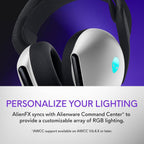 Alienware AW725H Tri-Mode Wireless Gaming Headset - Lunar Light