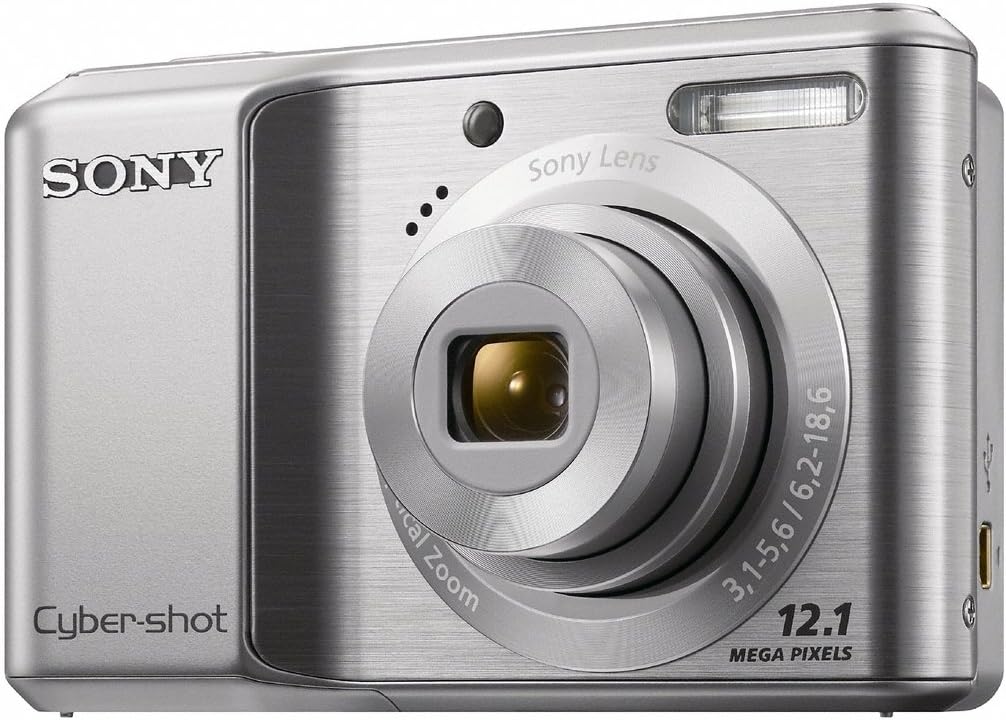 Sony S2100 12.1MP Digital Camera - 3x Optical Zoom, Silver