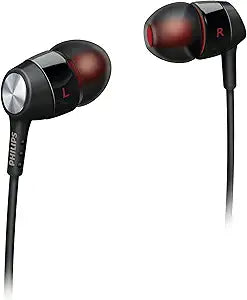 Philips SHE8000/10 Black In-Ear Headphones — main product image