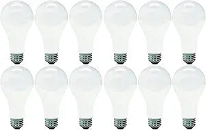 GE 11585 Soft White 200W Bulb: General Purpose, 12 Pack — main product image