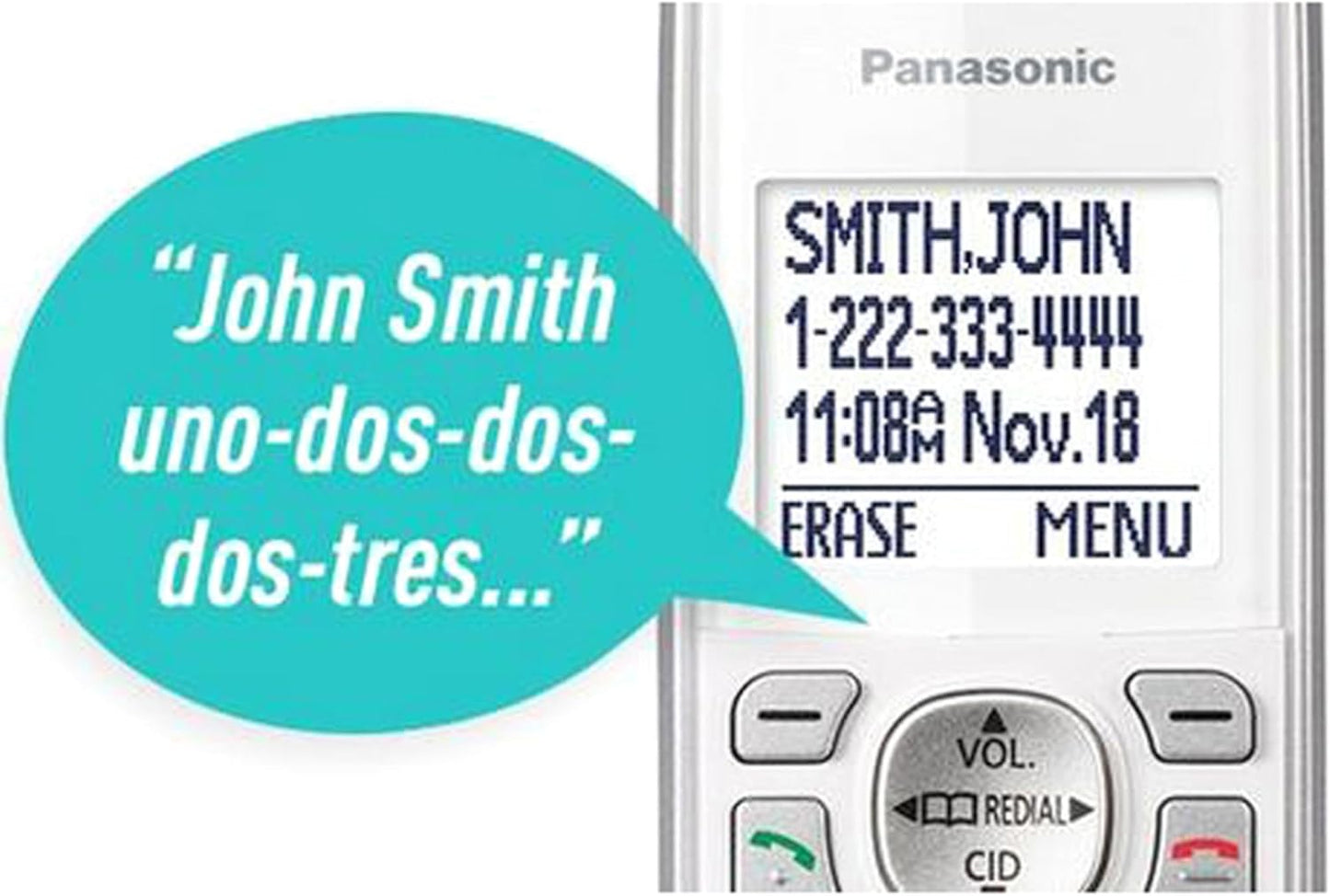 Panasonic KX-TGD532W DECT 6.0 Cordless Phone System