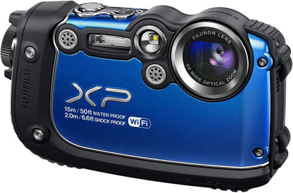 Fujifilm FinePix XP200 Blue Waterproof Digital Camera