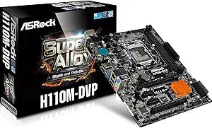 ASRock H110M-DVP LGA 1151 DDR4 MicroATX Motherboard — main product image