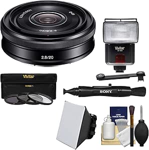 Sony K-91774-08 Alpha E-Mount 20mm f/2.8 Lens Kit