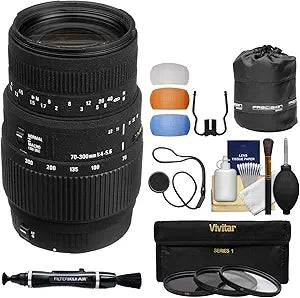 Sigma K-105212-05 70-300mm Macro Lens Kit for Nikon