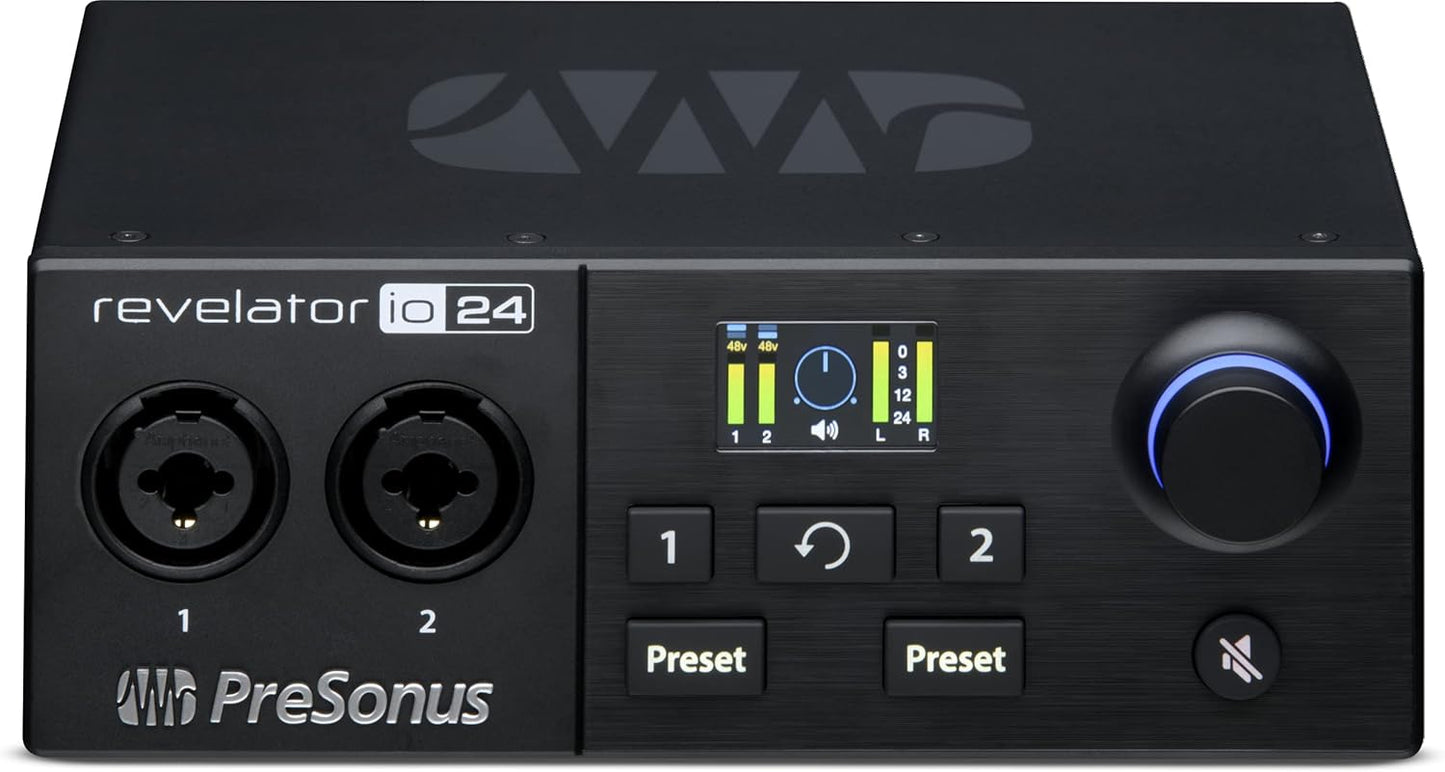 PreSonus Revelator io24 USB-C Audio Interface - Streaming, Podcasting