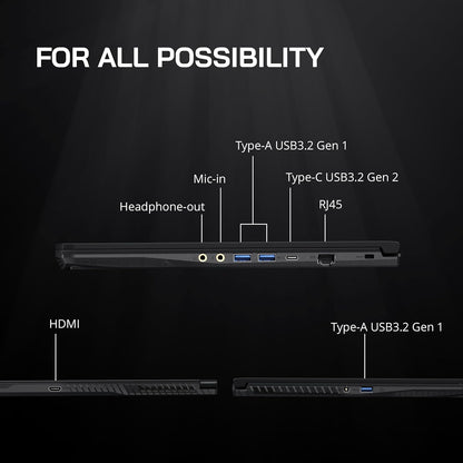 MSI THIN GF63 i5 RTX 2050 144Hz Gaming Laptop Bundle