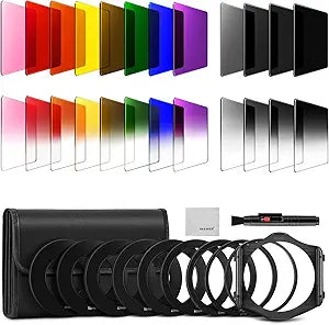 Neewer 10100596 Square Filter Kit for Cokin M Series DSLR Cameras