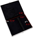 Vaultz VZ00151 Locking Storage Clipboard, Key Lock, Black