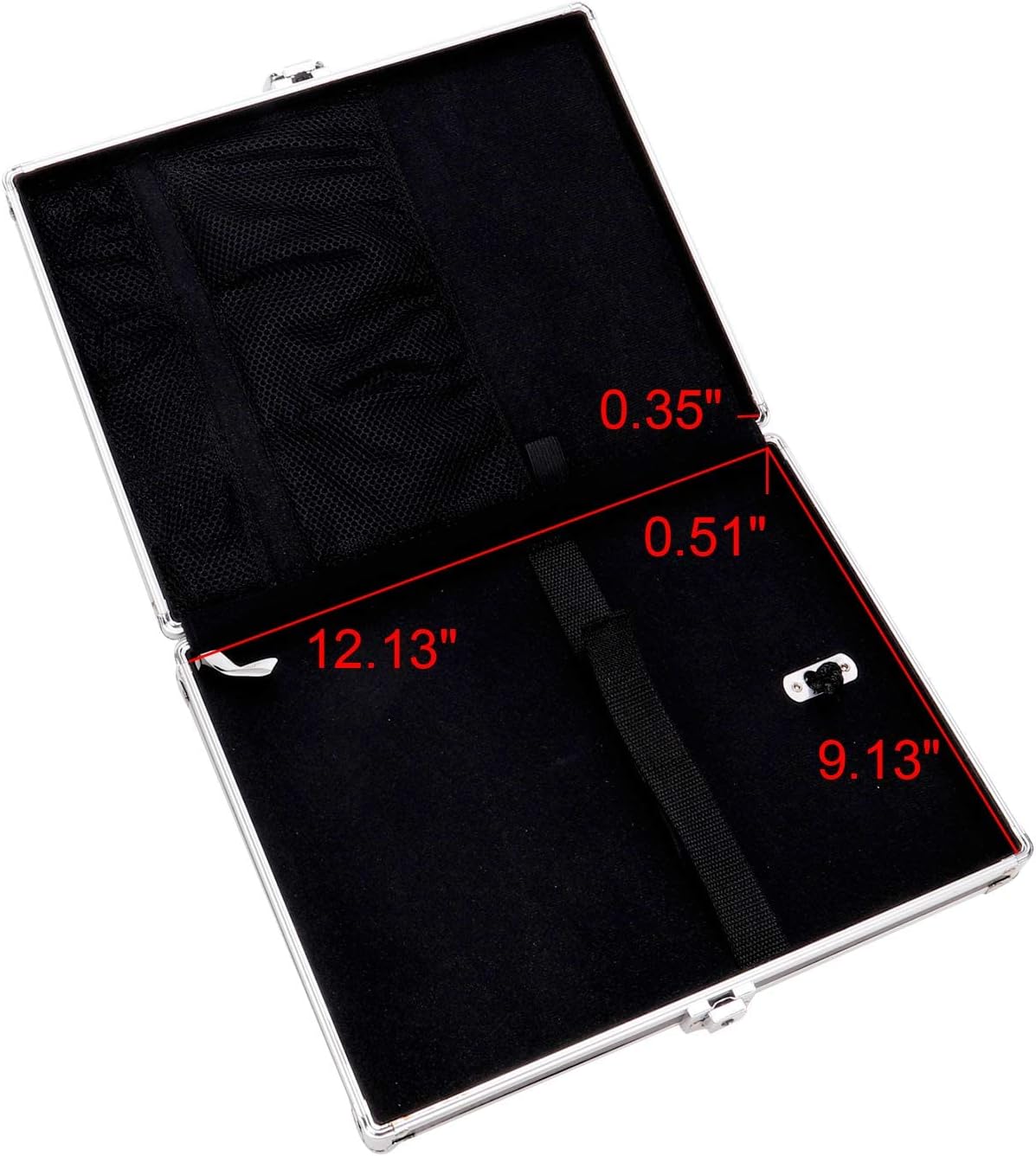 Vaultz VZ00151 Locking Storage Clipboard, Key Lock, Black