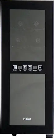 Haier HVTM12DABB 12-Bottle Dual Zone Wine Cooler