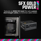 Cooler Master NR200P-MCNN85-SL0 MAX Mini-ITX Case AIO PSU