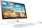 HP 22-b013w Snow White All-in-One Touchscreen Desktop PC